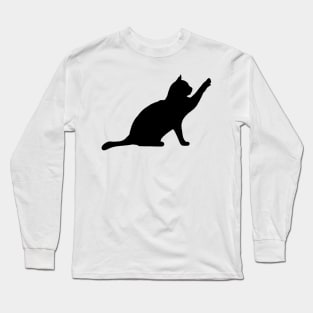 Funny Black Cat - Cat Lover Long Sleeve T-Shirt